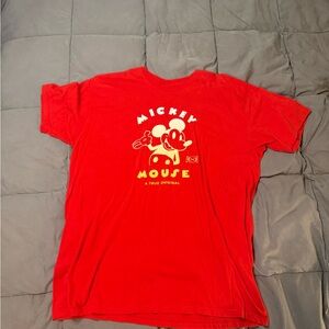 Vintage Mickey Mouse 90th anniversary Neff Brand Disney Men’s T-shirt